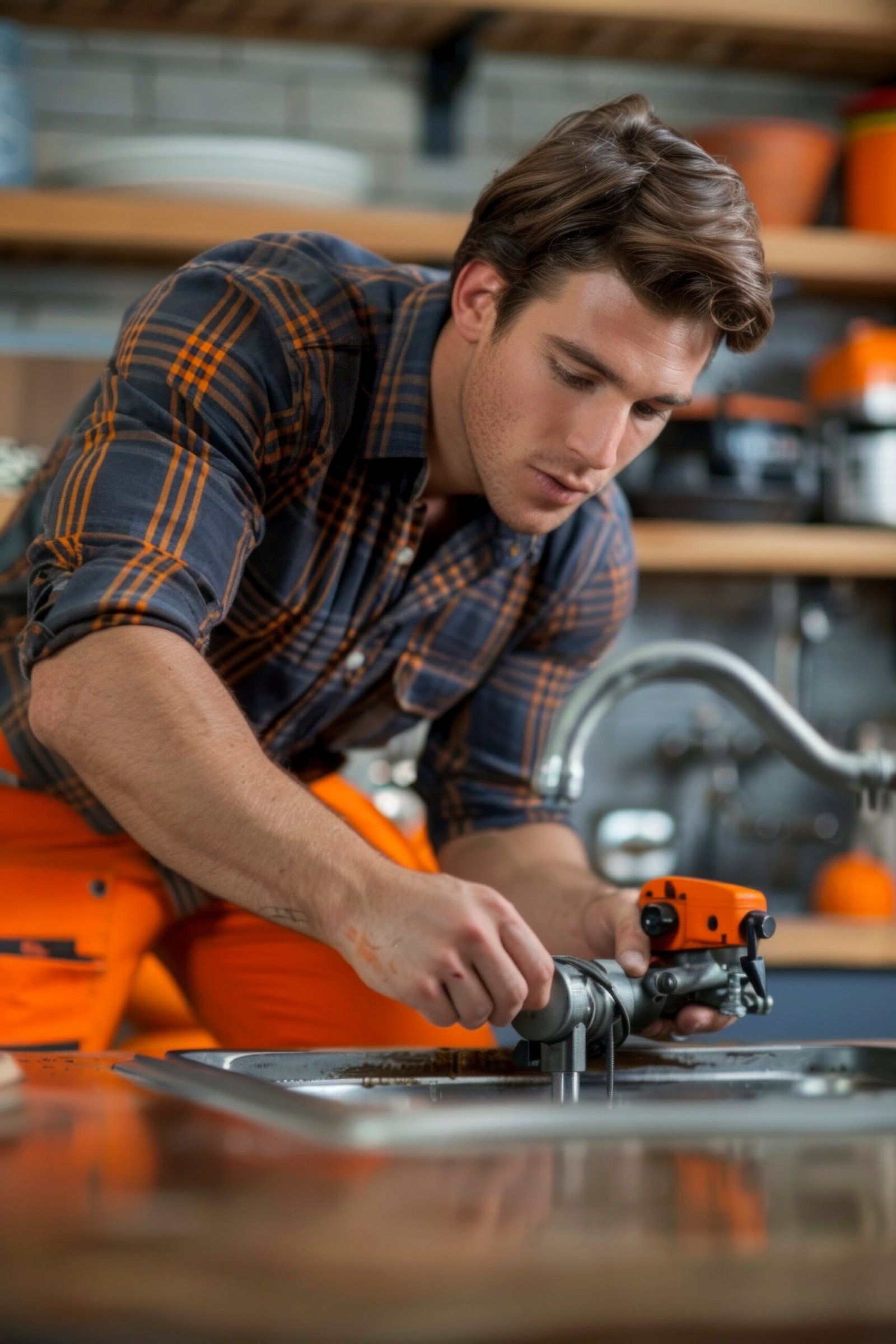 man-engaged-household-task